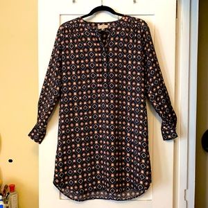 Loft Outlet Long-Sleeve Shift Dress